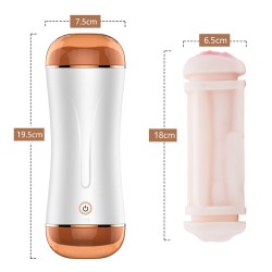 Masturbator B-SERIES Dual vagina & mouth
