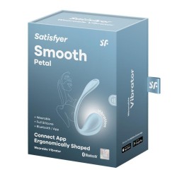 Jajko SATISFYER Smooth Petal light blue
