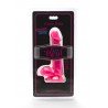 Dildo REAL Happy dick with balls 6" pink