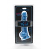 Dildo REAL Happy dick with balls 7,5" blue
