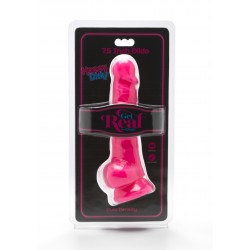 Dildo REAL Happy dick with balls 7,5" pink