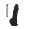 Dildo DREAM TOYS Real love with balls 8,5" black
