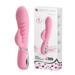 Wibrator Pretty Love Prescott soft silicone USB pink