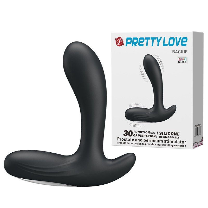 Masażer prostaty Pretty Love Backie USB black