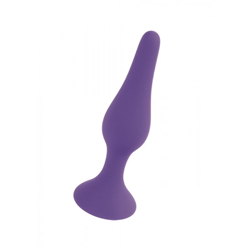 Plug analny Boss Series Silicone purple medium