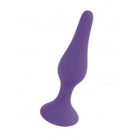 Plug analny Boss Series Silicone purple large