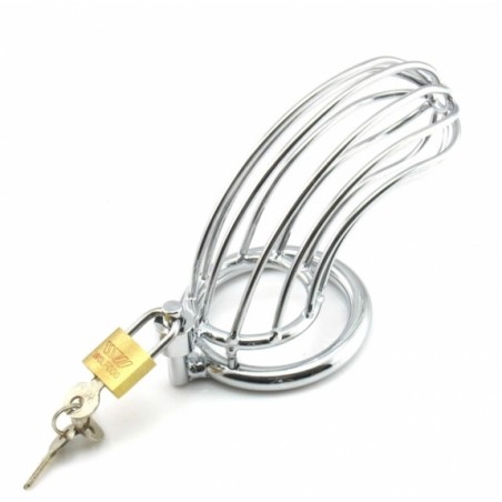 Pas cnoty POWER ESCORTS Cock Cage 40 mm silver