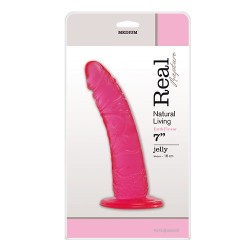 Dildo REAL Jelly 7'' pink