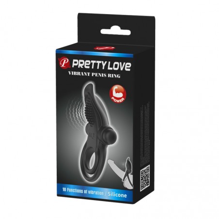Ring Pretty Love Vibrant penis ring black