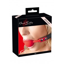 Knebel BAD KITTY silicone red