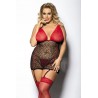 Koszulka ANAIS Yammy black-red XL+