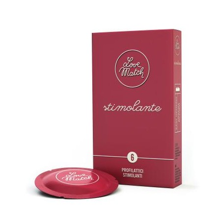 Prezerwatywy LOVE MATCH Stimolante 6 szt