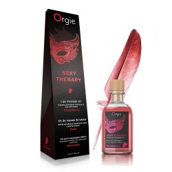 Zestaw do masażu ORGIE Sexy Therapy strawberry 100 ml