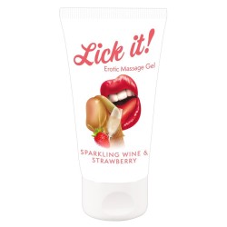 Żel LICK IT Wine-strawberry 50 ml