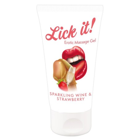 Żel LICK IT Wine-strawberry 50 ml