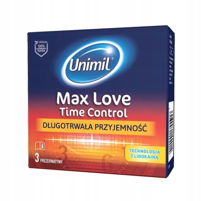 Prezerwatywy UNIMIL Max love 3 szt