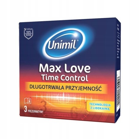 Prezerwatywy UNIMIL Max love 3 szt